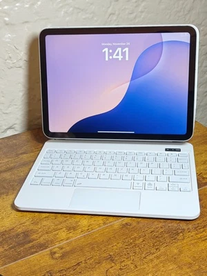 Apple iPad 11" A16 chip Wi-Fi Cellular Tablet Unlocked 128GB Silver - Good Cond. - Image 1 of 4