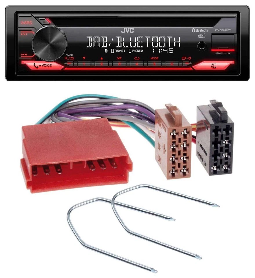 JVC CD DAB USB Bluetooth MP3 Autoradio für Citroen BX 1992-1994 XM 1989-2000 - Bild 1 von 4