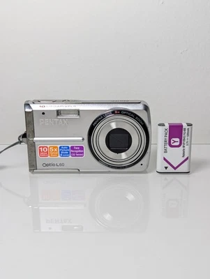 Pentax  Optio L60 10.0MP Digital Camera (Tested Working)  - Image 1 of 4