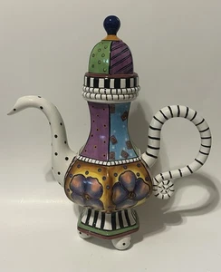 Studio Designworks Kaffeekanne / Teekanne Mad Hatter Tea Party skurril bunt - Bild 1 von 9