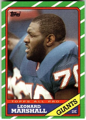 1986 Topps #148 Leonard Marshall - Image 1 of 2