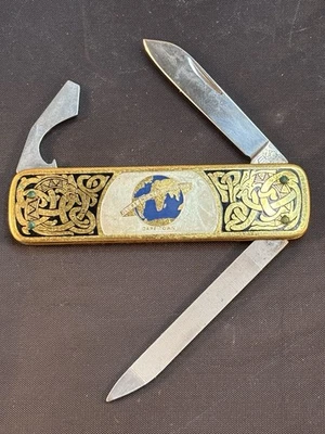 Vintage Globe Engineering Works Cape Town S. Africa EKA 2-Blade Folding Knife - Image 1 of 4