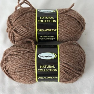 Sensations Natural Collection Dream Weave 12273 Marrón Lote 2652 Set 2 Nuevo - Imagen 1 de 5
