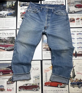 Vintage Levis 501XX Button Fly Jeans Blau Medium Wash 90s Made In USA 36X33 - Bild 1 von 14