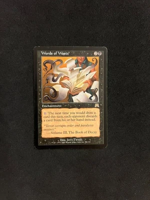 Words of Waste [Onslaught] Magic MTG Cards LP - Image 1 of 2