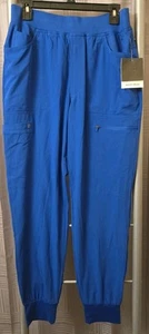 White Cross Pants Women's Small Blue 6 Pocket Hi Low Hybrid Jogger Scrub NEW $50 - Picture 1 of 12
