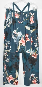 Linea Donatella Teal Green 2-Piece Floral Pattern Pajamas Set Size (L) - Picture 1 of 7