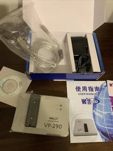 Programmatore Wellon VP-290 sigillato in scatola con mini cd, alimentatore e cavo USB - Foto 1 di 8