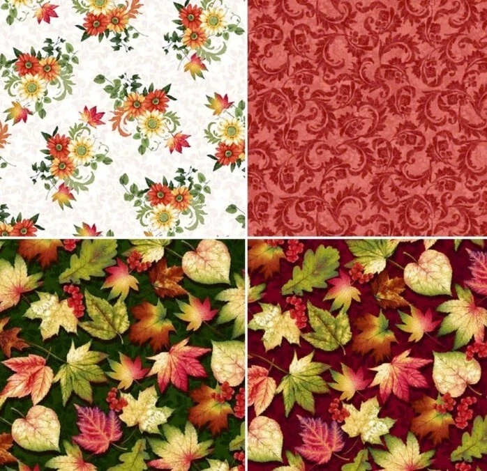 Studio  E - Harvest 🍂  Flourish Fat Quarters Quilting & Crafting Fabric - Image 1 of 1