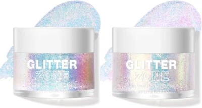 Pack de 2 Gel Brillo Corporal - Grado Cosmético, Cambio de Color Brillo Navidad Foto 1 de 4