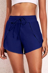 Drawstring Waist Swim Shorts - Picture 1 of 24