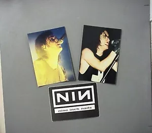 NIN 2 Fotos 3X5 Hochglanz & Backstage Pass Trent Reznor - Bild 1 von 1