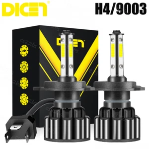 9003 H4 LED Headlight Bulbs Kit 10000W 1000000LM Hi/Lo Beam Super Bright White - Picture 1 of 12