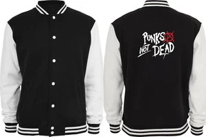 Collegejacke - Punks Not Dead ( Sprüche / Lustig / Fun / Spaß ) - Bild 1 von 1