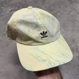 Adidas Unisex Yellow Marble Baseball Hat- Adjustable One Size - Picture 1 of 6