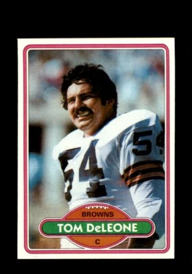 1980 Topps - #129 Tom DeLeone Cleveland Browns MINT - Image 1 of 2