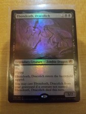 FOIL EBONDEATH, DRACOLICH Adventures In The Forgotten Realms AFR Magic MTG NM/M