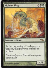 Molder Slug *Rare* Magic MtG x1 Mirrodin MP