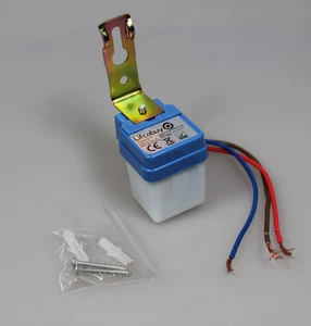 2x MINI Dämmerungsschalter 230V/6A, Dämmerungssensor Lichtsensor twilight switch - Bild 1 von 1