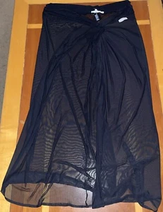 Cubierta de natación Good American negra transparente - Imagen 1 de 5