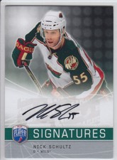 2008-09 UD BAP NICK SCHULTZ AUTO SIGNATURES S-NS Be A Player Autograph Wild