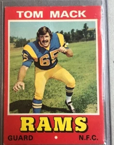1974 Wonder Bread Football -  #15 -  Tom Mack - Picture 1 of 2