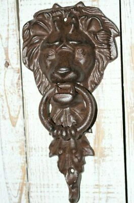 LIONS HEAD Door Knocker, Antique Style, Old-World Charm, Christmas Gift  DL-XX - Image 1 of 4