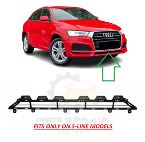 NEW FOR AUDI Q3 S-LINE 2015 - 2018 FRONT BUMPER LOWER CENTER GRILLE