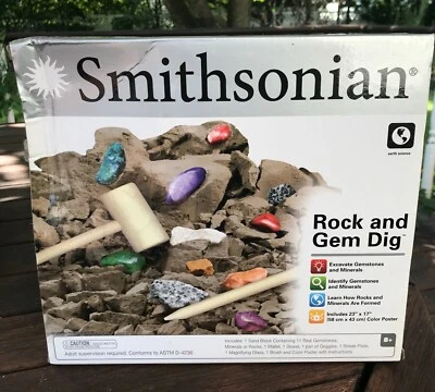 Smithsonian Earth Science Rock And Gem Dig Edades 8+  Foto 1 de 3
