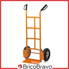 Easy tools carrello portapacchi 200kg trasporto pacchi ruote pneumatiche et52961