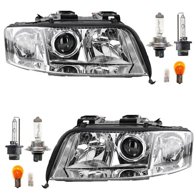 Scheinwerfer Set Xenon passend für Audi A6 4B mit Leuchtmittel Li Re 01-05 D2SH7 - Bild 1 von 4
