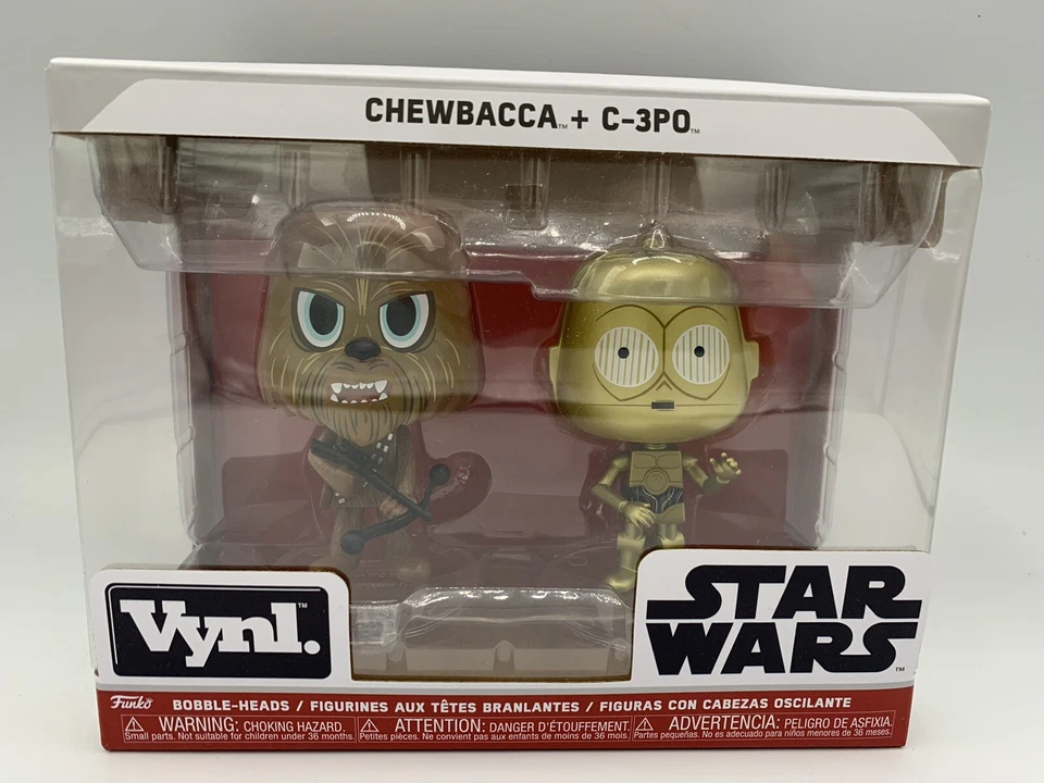 Star Wars - Chewbacca and C 3po Vinyl Figure Funko VYNL