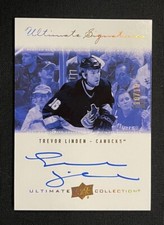 21-22 Upper Deck Ultimate Collection Trevor Linden Ultimate Signatures 10/10