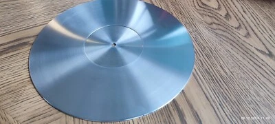 New! stainless steel. turntable mat 294mm. thickness-3mm. weight-approx. 1600g - Image 1 of 4
