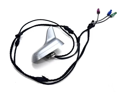 Antena 2009–2012 Audi A4 S4 B8 Sedan teto traseiro barbatana de tubarão cinza fabricante de equipamento original 8K5 035 503 C - Imagem 1 de 4