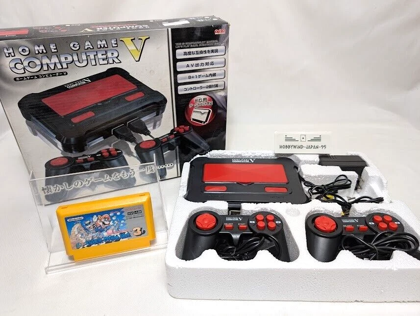NES/Famicom Console Home Game Computer V (Boxed) with Super Mario Bros. 3  Japan - Image 1 of 4