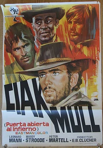 Used - Cartel cine PUERTA ABIERTA AL INFIERNO Vintage Movie Film Poster - Usado - Imagen 1 de 1