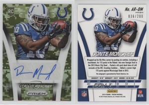 2014 Panini Prizm Camo Prizms /200 Donte Moncrief #AR-DM Rookie Auto RC