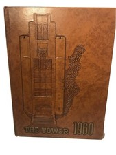 High School Yearbook 1960 Whitefish Bay Wisconsin - The Tower - Nice Shape