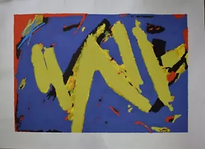 Serigraphy Sérigraphie Serigrafia WALTER FUSI 1970 19/80 cm 116 X 85 - Picture 1 of 5