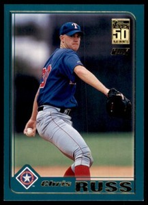 2001 TOPPS TRADED ROOKIES CHRIS RUSS TEXAS RANGERS #T252