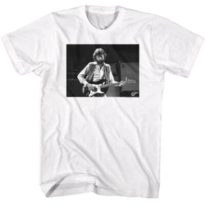 Eric Clapton Playing Guitar On Stage Men's T Shirt Rock & Blues Music Merch - Picture 1 of 5
