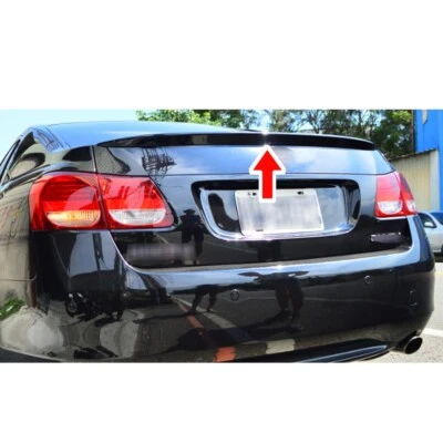 PAINTED BLACK FIT LEXUS GS300 GS350 GS400 GS430 GS460 REAR TRUNK BOOT SPOILER Foto 1 de 4