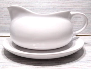 Gravy Boat White MSR Imports Gravy Boat Stoneware VTG - Bild 1 von 10