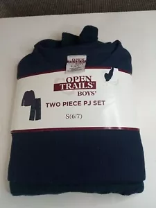 Open Trails Boys Two-piece Pajama Set Size 6/7. T22c - Picture 1 of 7