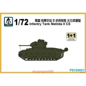 S-Model PS720057 1/72 Infantry Tank Matilda II CS 1+1 Plastic Model Kit WWII - Picture 1 of 5