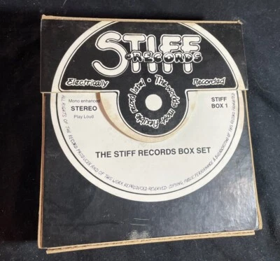 VINTAGE STIFF RECORDS 4 CD BOX SET RHINO DEMON MADNESS POGUES DAMNED DEVO - Image 1 of 4