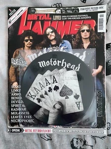 Motörhead Picture Vinyl "Ace of Spades" 4 Aces mit Metal Hammer Mag 11/2020, NEU - Bild 1 von 2
