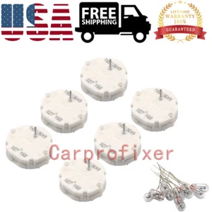 6X INSTRUMENT GMC GM STEPPER MOTORS CLUSTER &10 free light bulbs X27-168 X25-168 - Picture 1 of 12