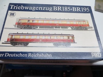 PIKO H0 2 Parts Diesel Rail Car Br 185 195 Changing Light New Original Packaging - Image 1 of 4